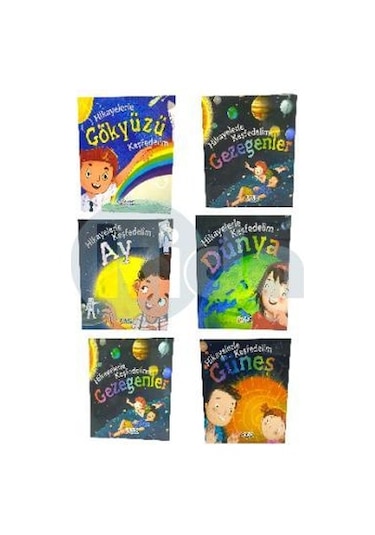 Hikayelerle Uzayı Keşfedelim Serisi 6 Kitap