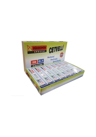 Mikro Cetvelli 2B Kalem Ucu 75 MM 0.7 24 Tüp