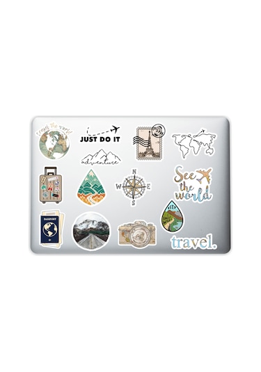Art Sanat Dekoratif Laptop Notebook Tablet Telefon Sticker Set 16