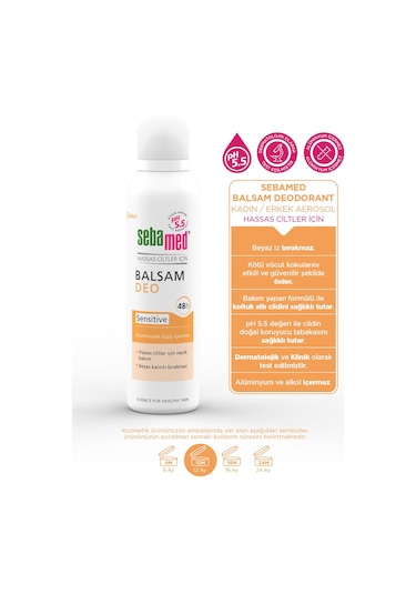 Sebamed Sensitive Aerosol Balsam Deodorant 150 ML