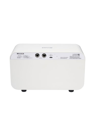 Mooer F15ilıswh Şarjlı Akıllı Gitar Amfisi Snowfall White