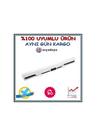 Asya.Depo Toshiba Uyumlu Satellite C55-C-18K Batarya Pil Beyaz