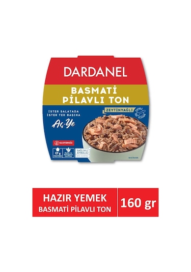 Dardanel Aç Ye Hazır Yemek Basmati Pilavlı Ton Balığı 160 Gr