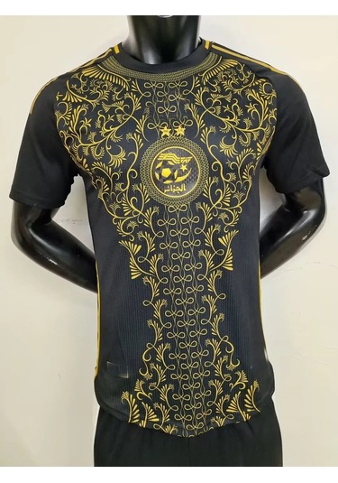 Snapbuy 24-25 Cezayir Özel Futbol Forması 3d Baskılı Kısa Kollu Tişört - Erkek Ve Kadıngreen Green