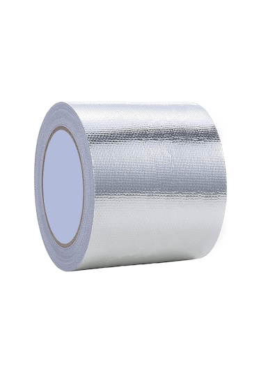 Cam Elyaf Bez Alüminyum Folyo Bant, Fireproof Kendinden Yapışkan Bant Yüksek Sıcaklık Sızıntı Kanıtı