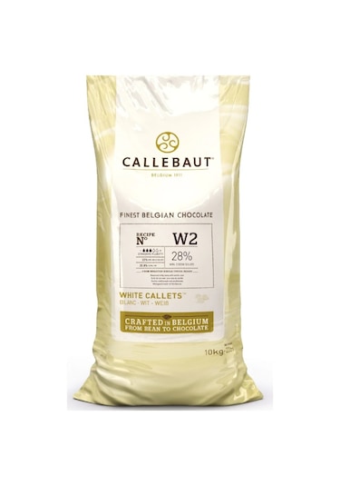 Callebaut Beyaz Damla Çikolata W2 10 KG