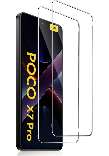 Xiaomi Poco X7 Pro Uyumlu Ekran Koruyucu 9h Temperli Cam Şeffaf
