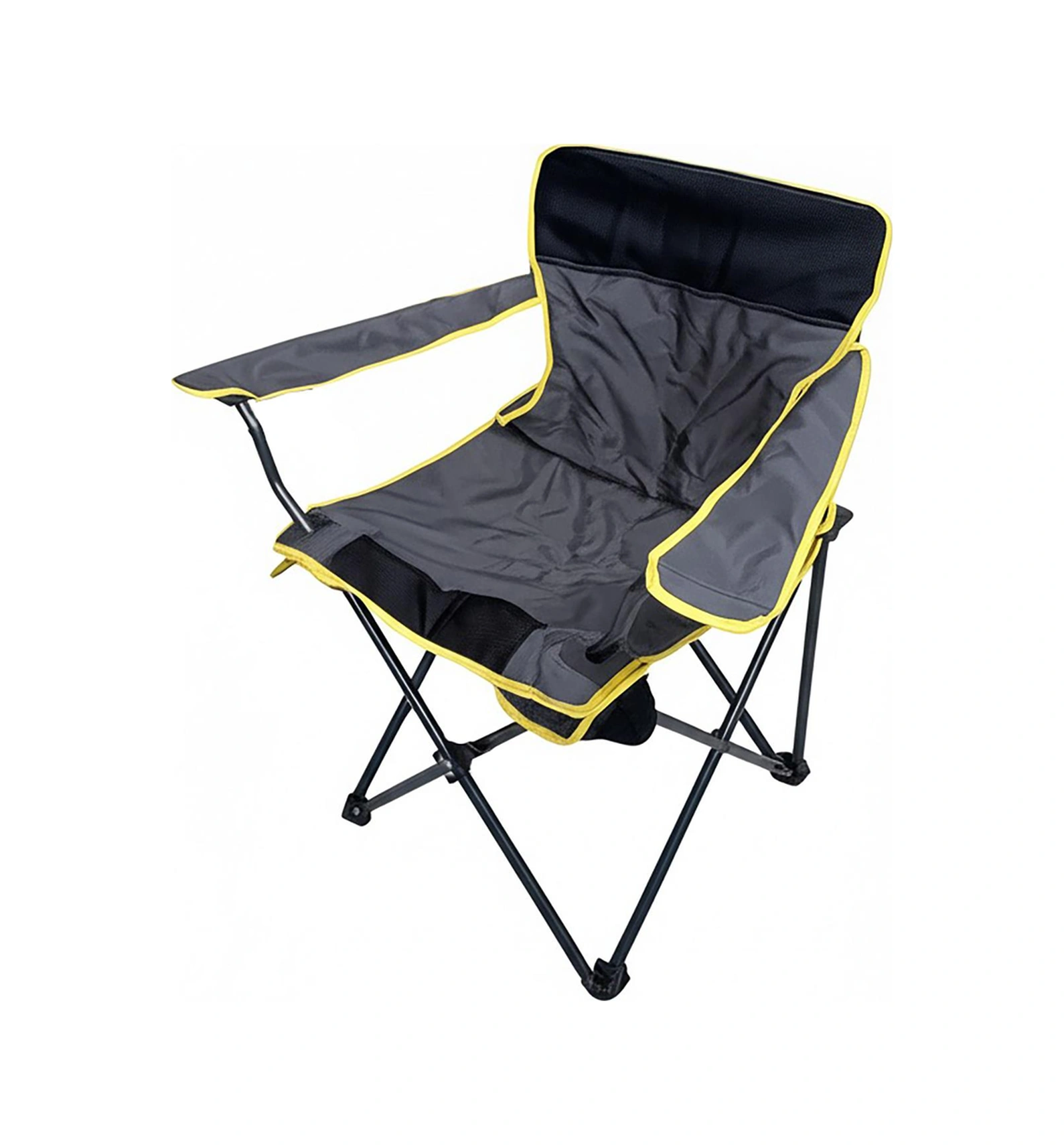 Exent Xl Kamp Sandalyesi, 140 Kg Taşıma Kapasitesi, Lüx Kamp Sandalyesi, Büyük Beden Kamp Sandalyesi Black