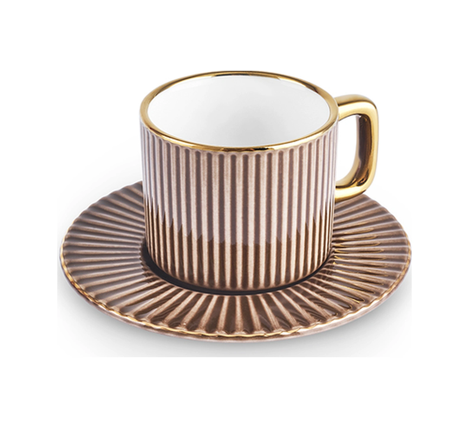 Karaca Massimo 6 Kişilik Kahve Fincanı 90 Ml Kahverengi