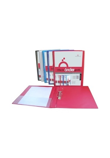 Önder Pvc A4 Firma Klasörü 5 Cm. 2 Halkalı Kırmızı