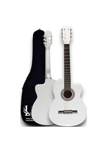 Cg-3901wh Klasik Gitar 4/4 Sap Ayarlı Kesik Kasa Full Set