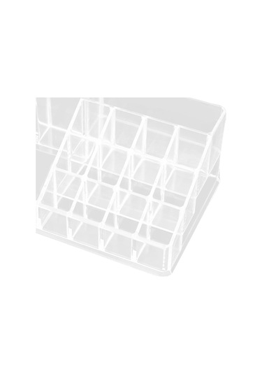 Suntek Akrilik Kozmetik Saklama Kutusu Şişeler Için 16-ızgara Şeffaf