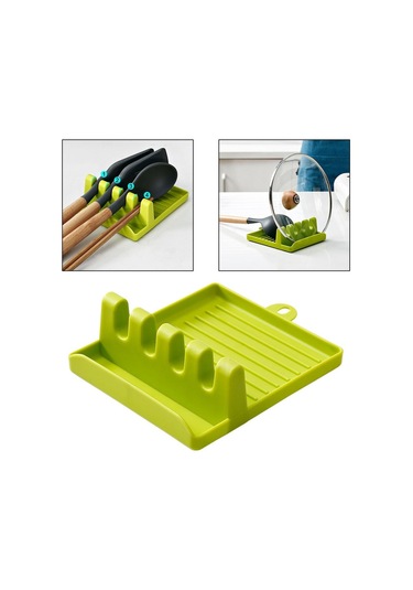 Homyl Damlama Pedi Ile Pp Kaşık Dayanağı Isıya Yeşil Yeşil