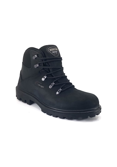 Scooter 7101 22KB Su Geçirmez Erkek Bot Siyah Nubuk Siyah