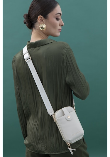 Sisley Kadın Çapraz Çantası Sly 209 Beyaz