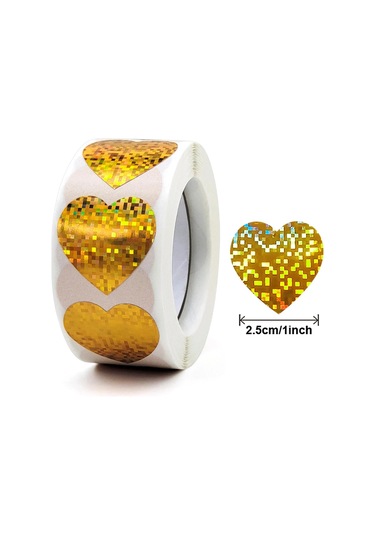 100-500 Adet Kalp Çıkartmalar Zarflar İçin Sevgililer Günü Köpüklü Kalp Çıkartmalar Dekoratif Aşk Çıkartmalar Tatil Dekorasyon Açık