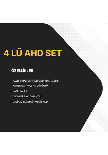 Speedron 4'lü Ahd Set