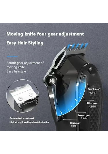 Km-1071 Elektrikli Saç Kesme Makinesi Ubs Şarj Edilebilir Akülü