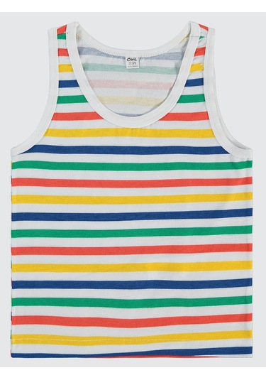 Civil Boys Erkek Çocuk 2'li Atlet Set 2-10 Yaş Yeşil Yeşil