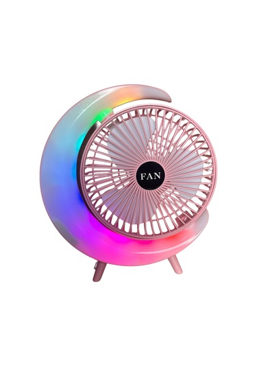 S24 Taşınabilir Masaüstü Pembe Usb Fan