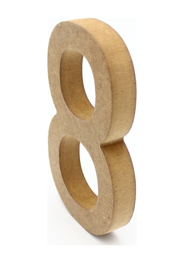 Na Neşeli Ahşap 15 Cm 18mm Dik Durabilen 8 Rakamı.ahşap Sayı Söz Nişan Doğum Günü Tabela Duvar Yazısı Duvar Süsü Model 15cm18mm8rakamı