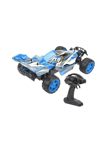 9010-1f 1:10 Kumandalı 40 Cm Dev Off-road Araba Şarjlı, 2.4ghz, Yüksek Hızlı Rc Arazi Aracı - Mavi