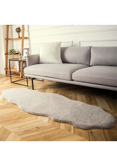 Tappeto Rex Tavşanı Çift Kafa Post Gri (22 Mm Tüy)