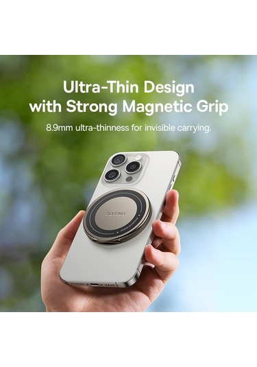 Baseus Primetrip Vx1 Çok Yönlü Seyahat Manyetik Telefon Tutucu Ultra İnce Katlanabilir Araç Cep Telefonu Braketi Siyah