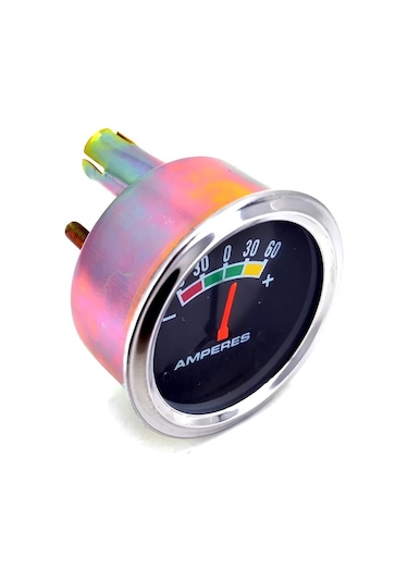 Ampermetre Metal Gövde 60x60 Ampullü Drop K911