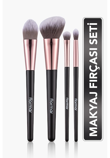 Flormar 4'lü Yüz & Göz Makyaj Fırçası Seti 012