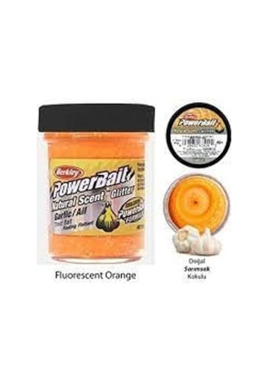 Berkley Powerbait Natural Glitter Trout Bait Garlic Sahte Yemi FL
