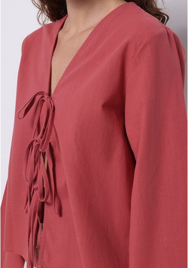 Colins Regular Fit Kadın Pembe Gömlek Cl1074031 Q1.v1 Prs Pembe