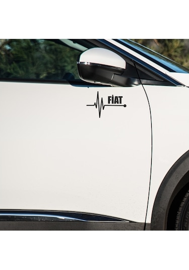 Fiat Talento Sticker Sol Sağ Yan Ayna Altı Araç Markalı Sticke