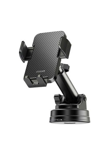 Wondernest Yesido C173 Vantuzlu Teleskopik Araç Telefon Tutucu Çubuk Siyah Siyah