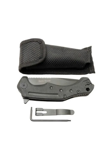 Zero Error 7-12 Black Çakı 22 Cm Manuel, Kemerlikli Çok Renkli