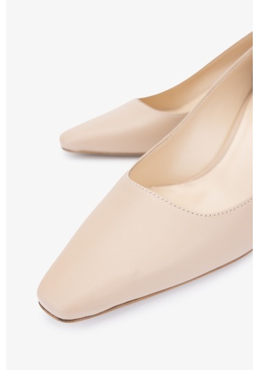 Valmenti Sergio Kadın Nude Hakiki Deri Topuklu Ayakkabı 613 27596 Bn Ayk Y24 Bej