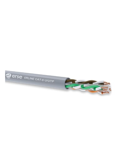 Erse U/utp-4x2x23 ,8-damar/tek Telli Cat6 Ethernet Kablo