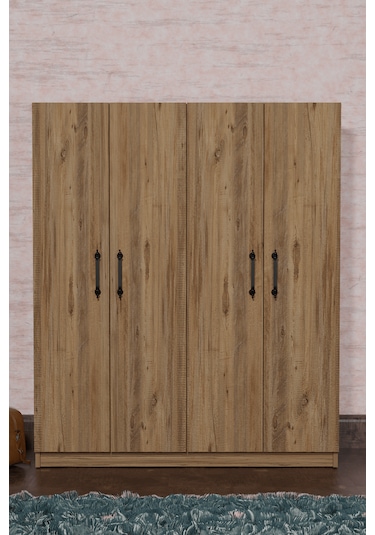 Ae-1054 Arena Atlantik Çamgardırop 4 Kapaklı 2 Askılıklı, 6 Raflı