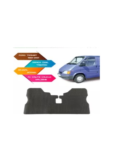 Ford Transit T12 Minibüs Ve Panelvan Kauçuk Rulo Paspas Ön 95-99