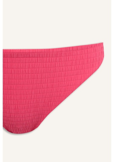 Defacto Regular Fıt Kırışık Dokulu Fuşya Bikini Alt G5349ax26smpn296 Pembe-pn296