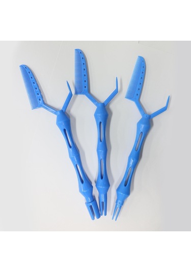 Suntek Saç Boyama Konumlandırma Perma Tarak Aletleri Mavi