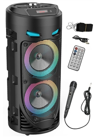Junglee ZQS4239 Karaoke Mikrofonlu Bluetooth 5.0 Hoparlör