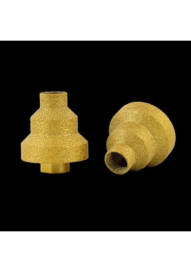 Pazly 1 Adet Elmas Freze Uçlu Fayans Kesici Mermer Raybası Duvarcılık Delme Aleti M10 Kırma Freze Uçları Delik Testeresi