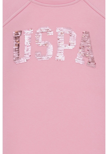 U.s. Polo Assn. Kız Çocuk Pembe Elbise Örme 50298903-vr041 Pembe