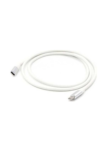 Sandwich Alüminyum Gümüş Usb 3.1 Type-c Genişletici Kablosu - 1m, Veri Transferi Ve Şarj, Bilgisayar/switch/akıllı Telefon Uyu