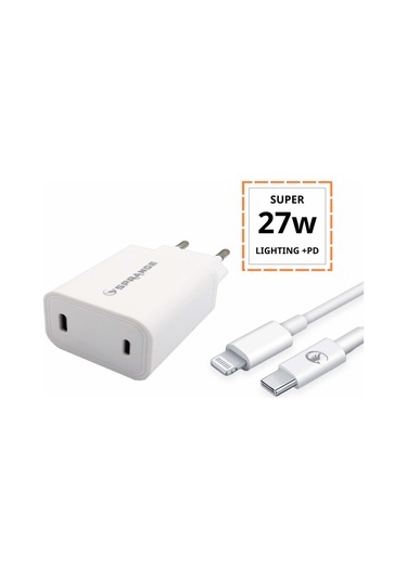 27w Usb c To Lightning Hızlı Şarj Kablosu Pd Destekli Apple Uyumlu iPhone & iPad