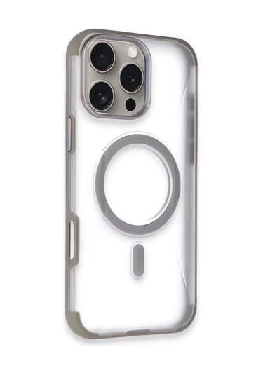 Joko Apple iPhone Uyumlu 16 Pro Max Hilton Magsafe Kapak - Titan Gri