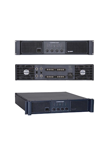 Startech Omcron Q-1200t 4x300w 4 Çıkışlı Hat Trafolu Power Anfi Güç Anfisi