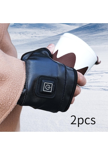 Suntek Elektrikli Isıtmalı Eldiven El Isıtıcısı L Siyah