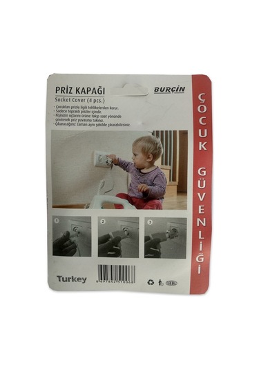 Priz Kapağı Priz Emniyet Kapağı 4 Adet